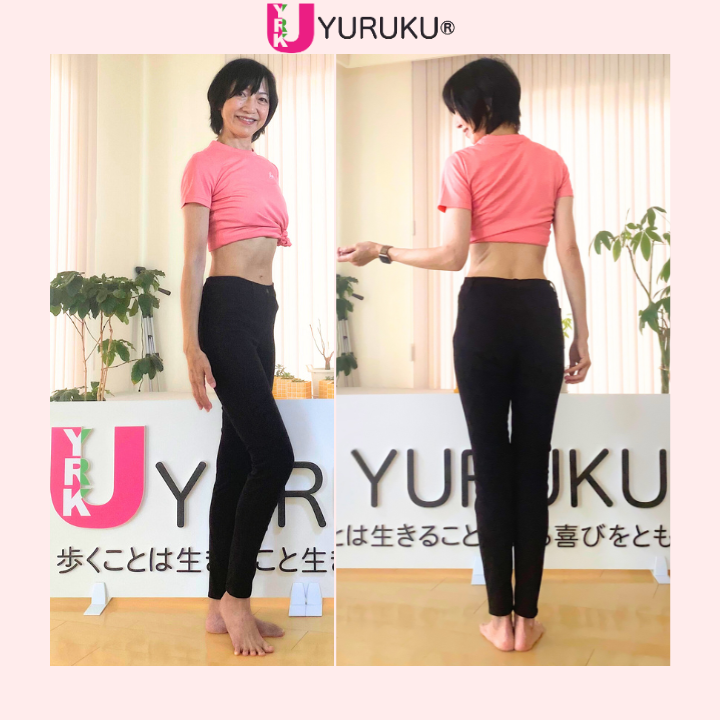 姿勢パーソナルトレーナーYURUKU代表ノリコの全身写真