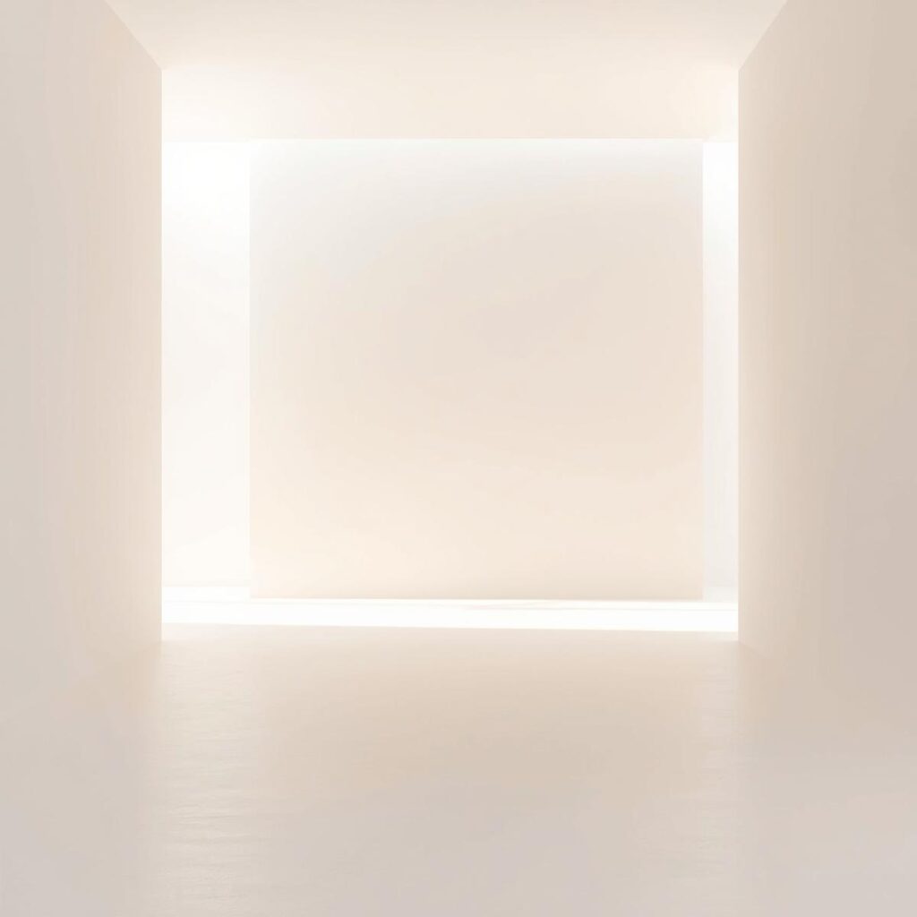 余白と落ち着いた流れを感じさせる抽象的なイラスト