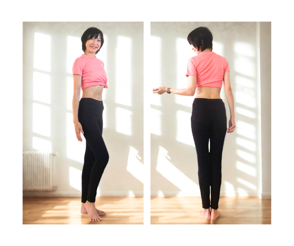 61歳の現在の全身姿勢を写したノリコの写真